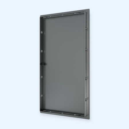 L2040N gray Люк ревизионный LN фланец 200х400 нажимной 223х423 пластик gray EVECS